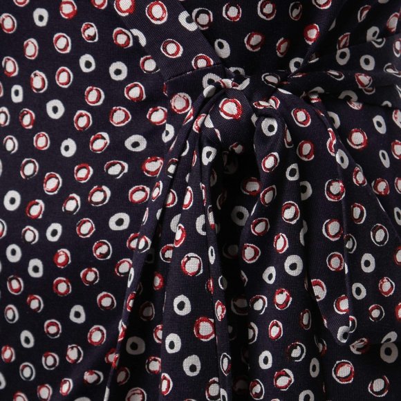 NWT $550 Diane von Furstenberg DVF New Jeanne Two Wrap Silk Midi Dress - Size 2 - Picture 5 of 7